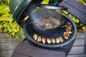 cooking on the big green egg