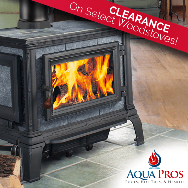 Stove clearance Aqua Pros Pools, Hot Tubs & Hearth